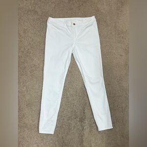 American Eagle Outfitters Women's White Jeans Size 10
